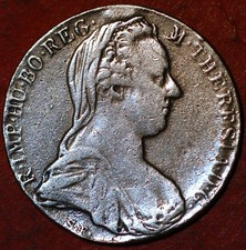 Austria 1 Thaler 1780 Maria Theresia Vienna KM# 1866 silver