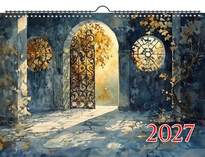 2027 Wall Calendar ~ Lost Gardens: Overgrown Ruins and Forgotten Pathways