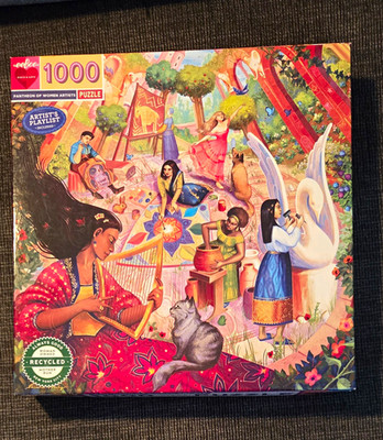 eeBoo Pantheon of Women Artists 1000-Piece Jigsaw Puzzle Interlocking 17+