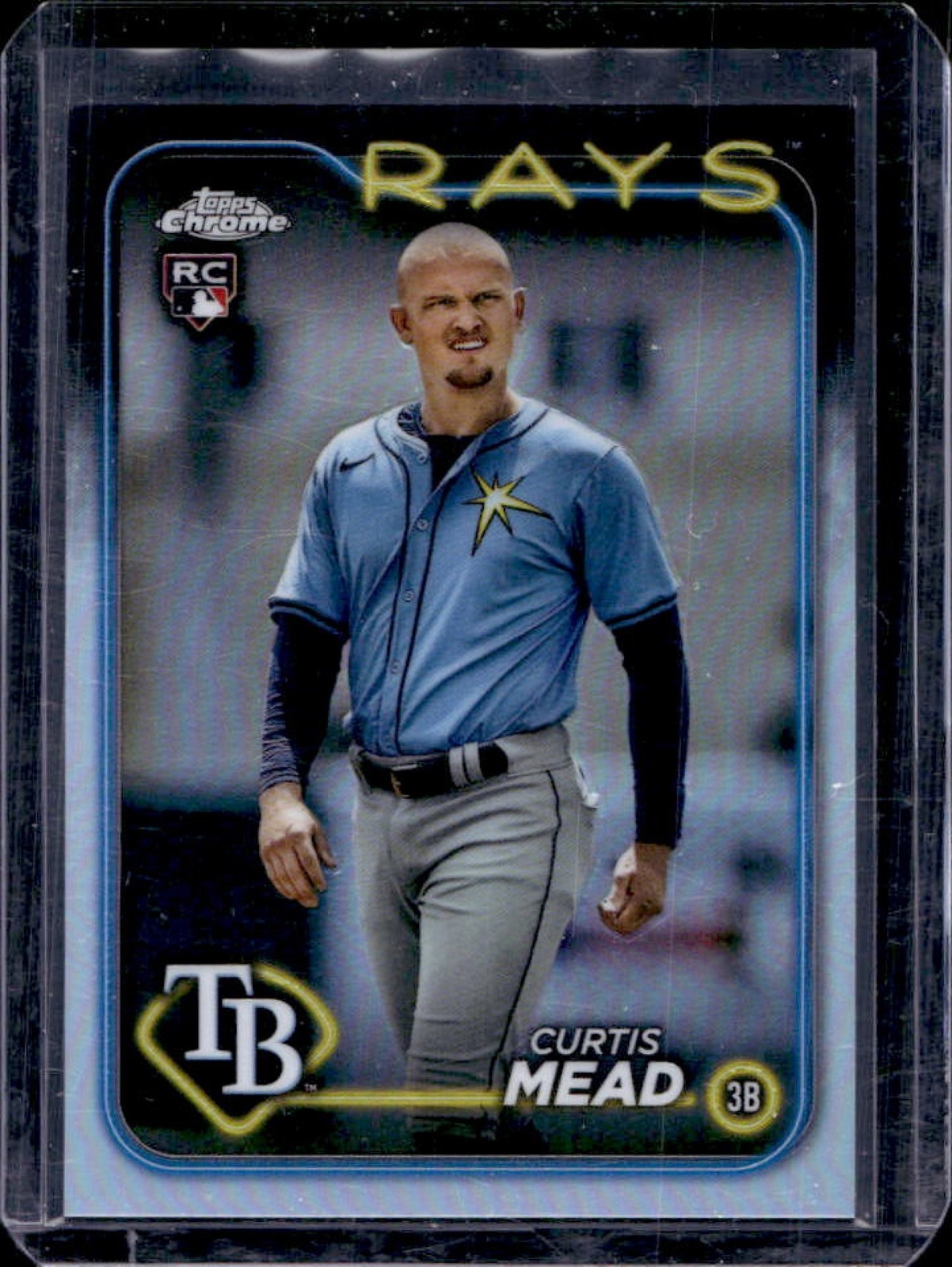 2024 Topps Chrome Curtis Mead Variations RC Rookie #209 Rays