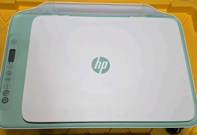HP Deskjet 2842e Wireless All-in-one Color Inkjet Printer - White/Mint Green