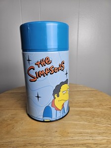Vintage The Simpsons NECA Thermo 2001 Tin Metal
