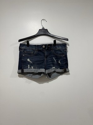 Express Jean Short Size 4  Dark Blue Denim Women s