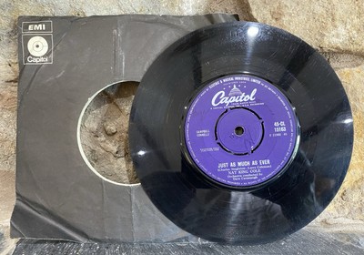 Nat King Cole - Just As Much As Ever - 7'' Vinyl Single 1960 Capitol 45-CL 15163