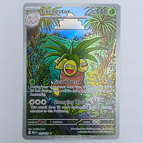 Pokémon TCG Exeggutor 135/132 Mega Evolutions Illustratio Rare Holo ENG