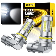 AUXITO 9006 LED Headlight Bulb Conversion Kit Low White Super Bright 6500K E1
