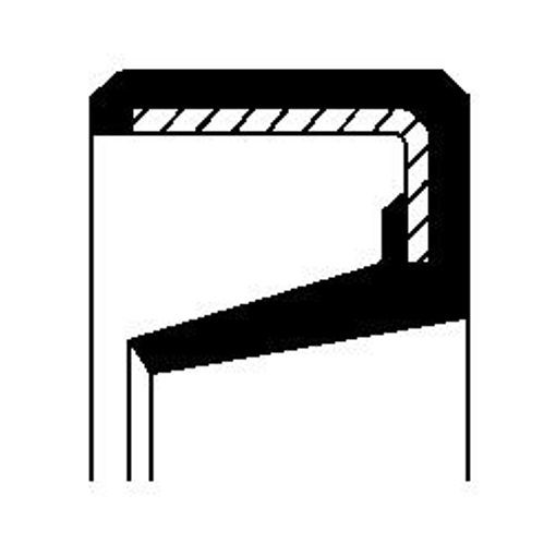Fits CORTECO 12000623B SHAFT SEAL, MANUAL TRANSMISSION