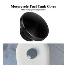 Black Vented Right Thread Fuel Tank Gas Cap For Harley Sportster 883 1200 48 72
