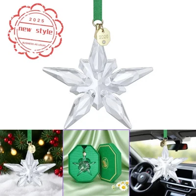 Swarovski Crystal 2025 ANNUAL EDITION LARGE CHRISTMAS ORNAMENT 5691172 AUTHENTIC