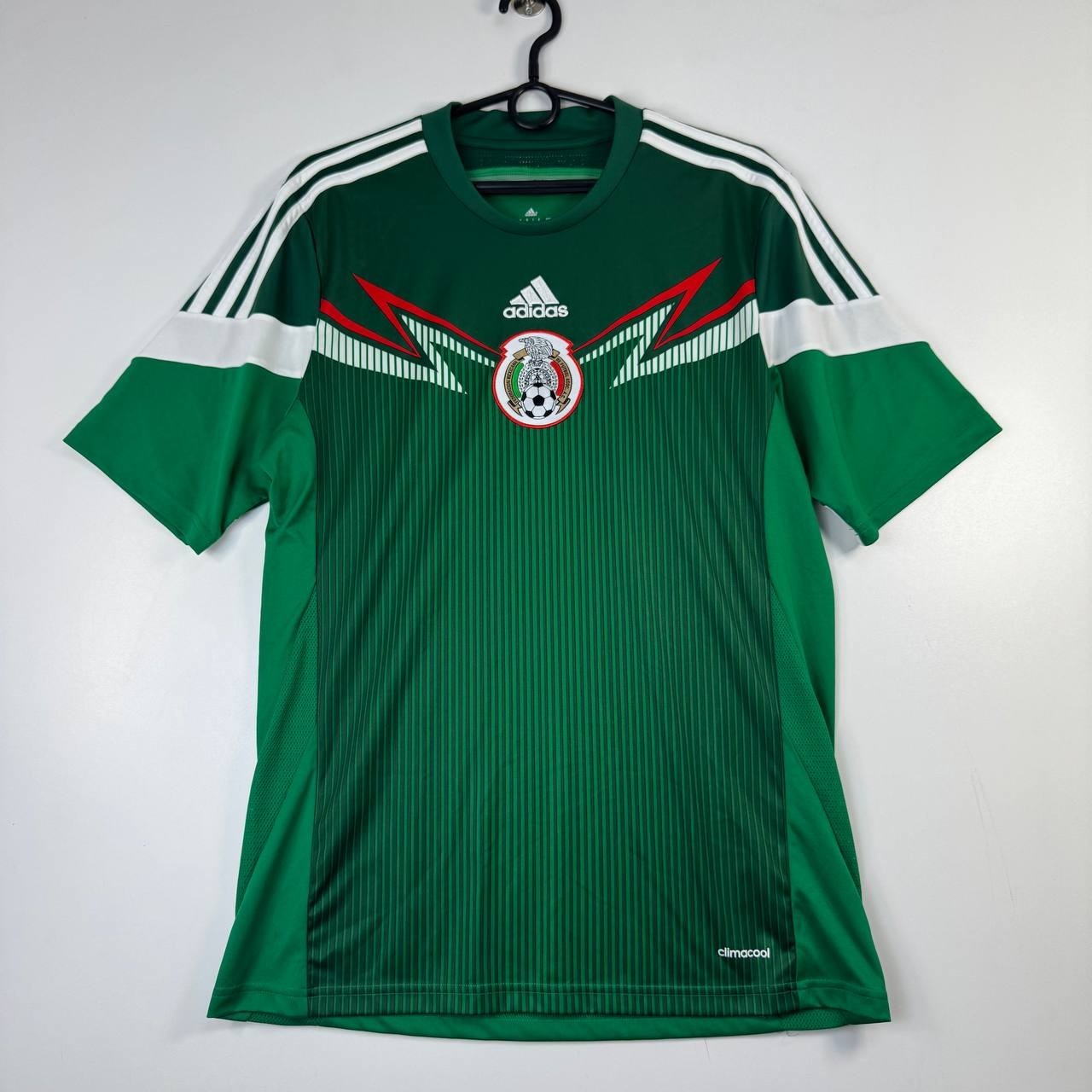 ADIDAS MEXICO 2014/2015 HOME FOOTBALL SHIRT SOCCER JERSEY G86985 SIZE M