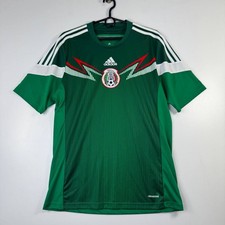 ADIDAS MEXICO 2014/2015 HOME FOOTBALL SHIRT SOCCER JERSEY G86985 SIZE M