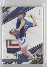 2022 Panini Chronicles Limited Swatches Holo Gold 22/25 Glenn Otto #LS-GO 1h6a