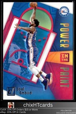 Joel Embiid 2020-21 Donruss Power in the Paint #5 Philadelphia 76ers