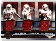 2001 Pacific Canvas Impressions David Boston / Thomas Jones / Jake Plummer #1