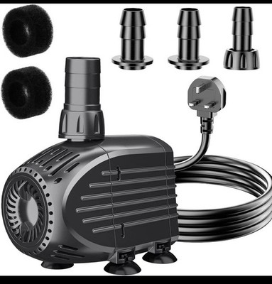 Biling Ultra-Quiet Tauchpumpe für Aquarium 1520L/H, energieeffizient 