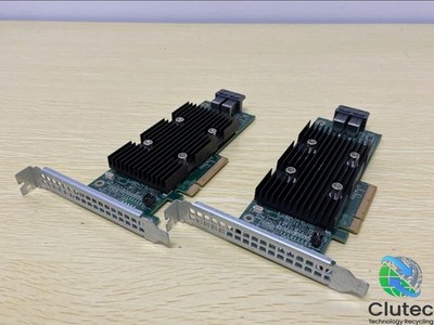 QTY LOT OF 2 Dell PCI-E Dual Mini Port SAS Raid Controller Card 4Y5H1