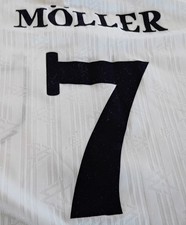Vtg DUETSCHER FUSSBALL-BUND Adidas TURBO MOLLER #7 JERSEY SHIRT L Game Used?
