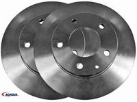 2X Bremsscheibe Ackoja A32-80001 2 Bremsscheiben Vorderachse Vorne