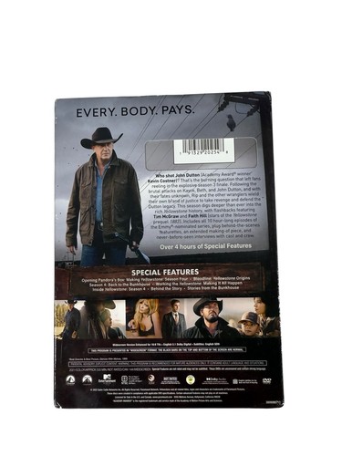 Yellowstone Season 4 DVD Set 5-Disc New Sealed w/ Slipcover - Picture 2 of 7