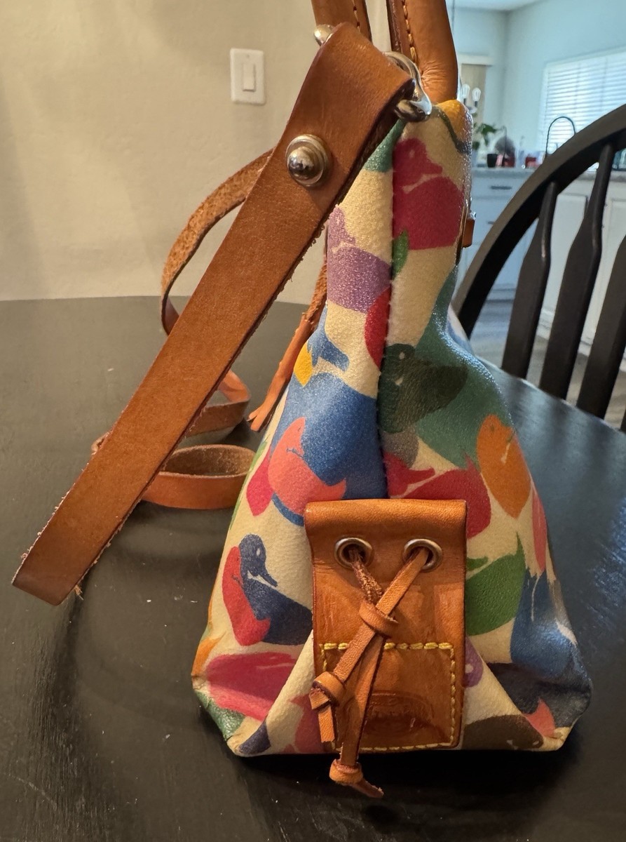 Vintage Dooney And Bourke Wonder Duck Satchel Handbag View 6
