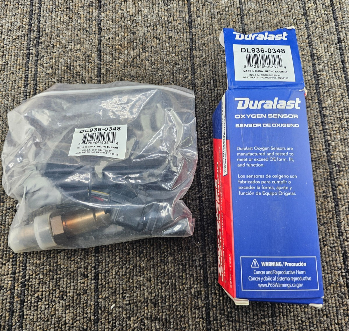 DURALAST DL936-0348: Oxygen Sensor Fits 2010 Audi R8