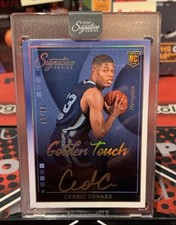 Panini Signature Series Cedric Coward On Card Rookie Auto GOLDEN TOUCH /10