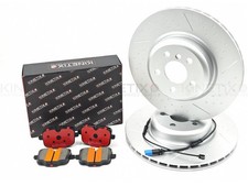 FÜR BMW i4 eDrive35 G26 M SPORT GENOPPEN GERILLT BREMSSCHEIBEN BELÄGE SENSOR HINTEN