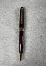 MONTBLANC Meisterstuck Penna a sfera con bordo placcato oro,