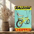 Raleigh Chopper Vintage Bike Poster Tin Metal Signs Home Décor 8x12