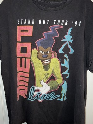 Vintage Disney Power line Stand Out Tour '94 Black Graphic T-Shirt XL 1994