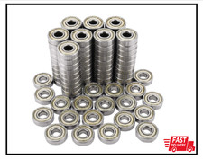 100 PCS 608 ZZ Skateboard Bearings,Double Shielded Miniature Deep Groove Ball...