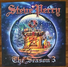 Steve Perry Journey Vinyl LP & SIGNED Album Cover Card Autograph PSA DNA COA