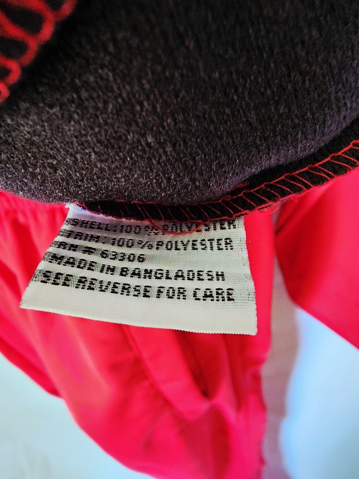 VINTAGE WILSON SPORT HOODIE AND PANT SET RED & BLACK MENS SIZE MEDIUM RARE FIND image 7