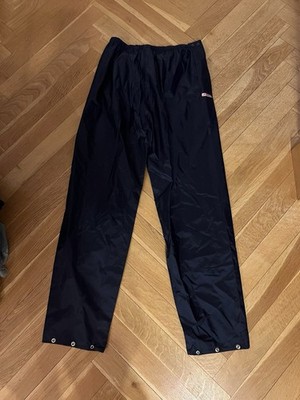 Jeantex Rainbow Rain Pants Vintage Size M Unisex Blue Navy 48