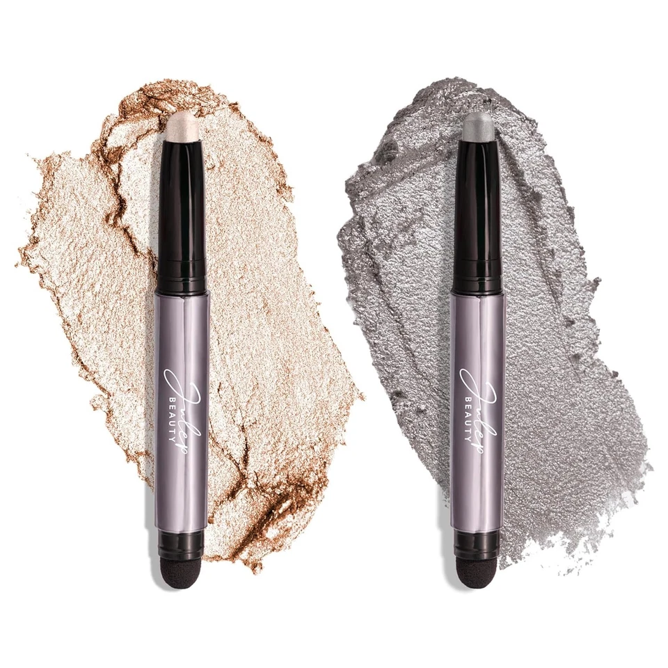 Highly Pigmented Eyeshadow Stick Duo - Effortless Rainstorm & Pearl Shimmer - Image 3 of 4