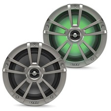 Infinity 622MLT Marine 6.5 Inch RGB LED Coaxial Speakers Titanium