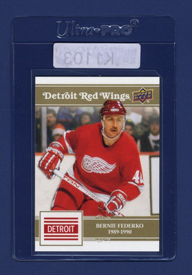 2025-26 UD Bernie Federko Detroit Red Wings Centennial SP #040/100 *K1103