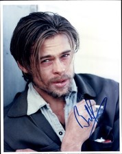 Foto Schauspieler Brad Pitt, Portrait, Autogramm - 11033531