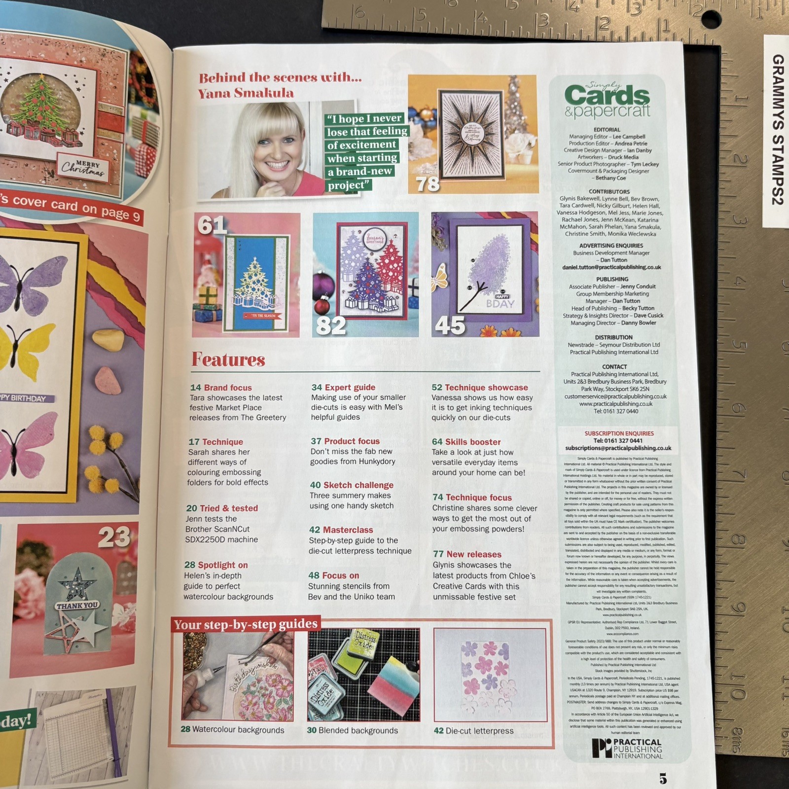 Simply Cards & Papercraft 2026 Magazine Issue 286 Card Making Christmas ...