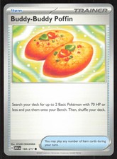 Pokemon Buddy-Buddy Poffin Common 184/217 ME: Ascended Heroes NM