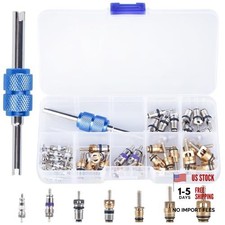 AC Valve Core Kit R12 R134a Automotive Air Conditioning Refrigeration Tire