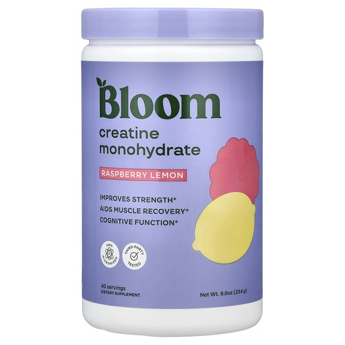 Creatine Monohydrate, Raspberry Lemon, 9 oz (254 g)