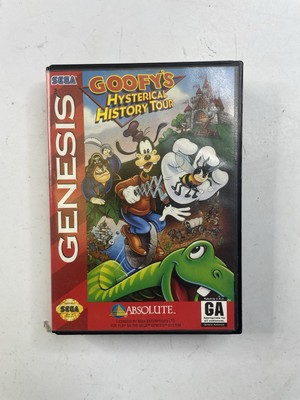 Goofy's Hysterical History Tour (Sega Genesis, 1993) NO MANUAL