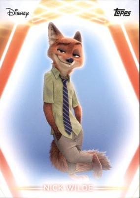 2026 Topps Disney Neon - Nick Wilde Zootopia Card #61