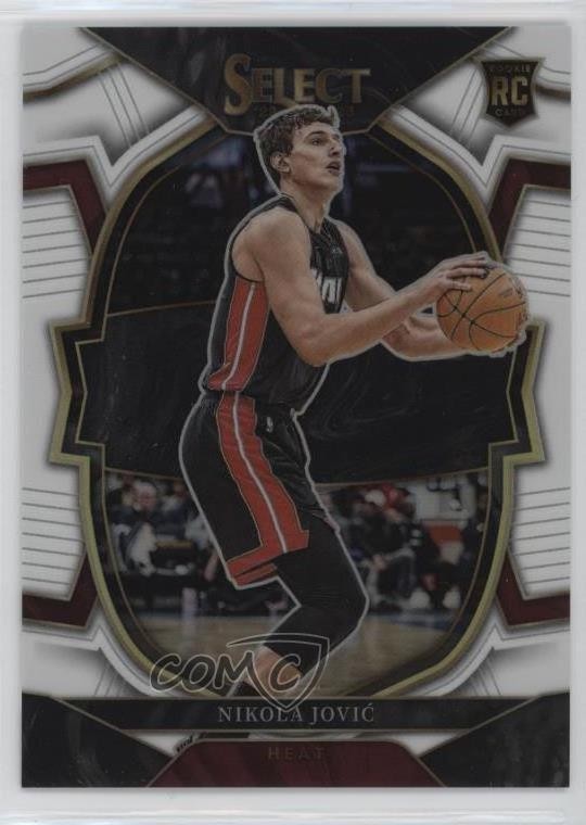 2022-23 Panini Select Concourse White Prizm 110/149 Nikola Jovic #91 12tf