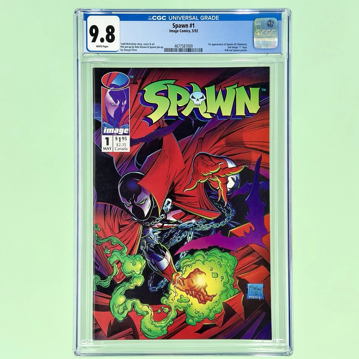 Spawn Certified Guaranty Company (CGC) 9.8 Near Mint/Mint Comics