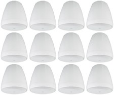 12 JBL Control 67 P/T 6.5" Commercial 70v White Hanging Pendant Speakers C67P/T