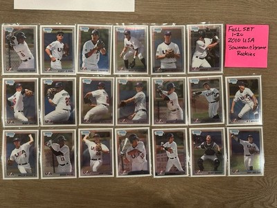 Bowman 2010 Chrome USA Baseball Rookies Full Set 1-20 Lindor Almora 1st Edition