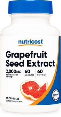 Nutricost Grapefruit Seed Extract 2,000mg, 60 Vegetarian Capsules