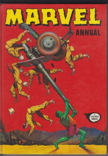 MARVEL ANNUAL FLEETWAY REPRINTS HULK # 2  F.F # 7  AMAZING SPIDERMAN # 2 VF 1972